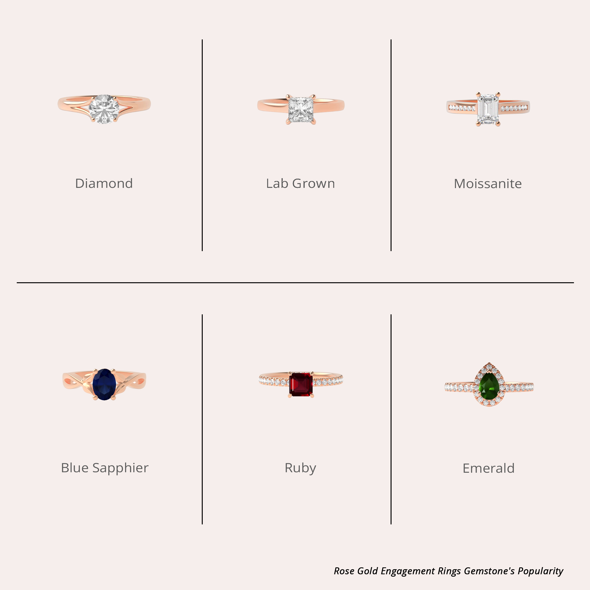 rose gold stone mob