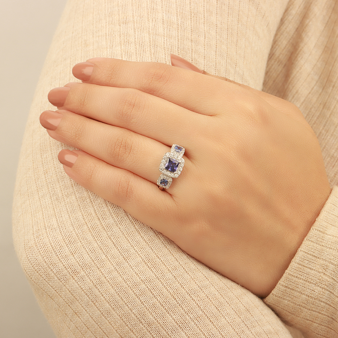 platinum tanzanite