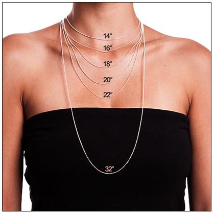 Sizing Guide - Necklaces | Kinsley Armelle® Official