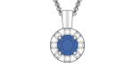 Blue Sapphire Pendants