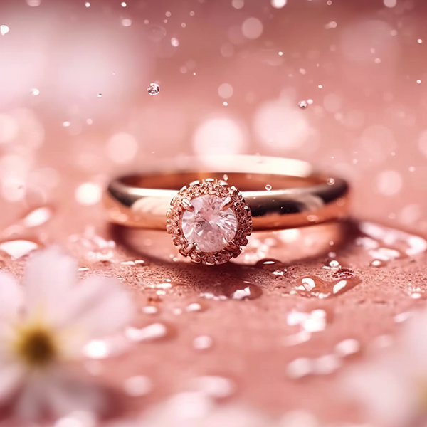 Rose Gold Diamond Ring